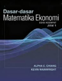 Image of Dasar - dasar Matematika Ekonomi Jilid 1